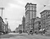 Main Street -- Dayton Ohio Home of the Tooth Tower